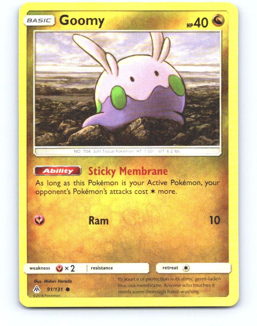 Goomy 91/131 Common Forbidden Light Pokemon Near Mint