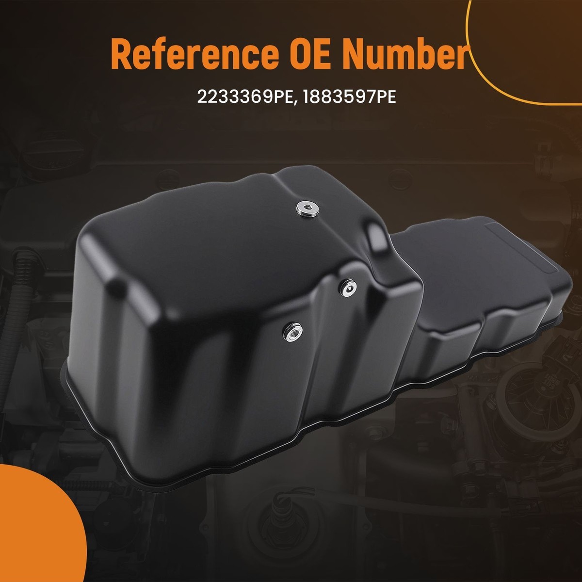 Heavy Duty Oil Pan for Paccar MX13 MX-13 EPA17 2233369PE Steel