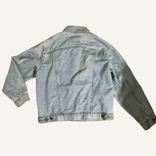 Levi's Men's Light Wash Denim Trucker Jacket Size M image 2