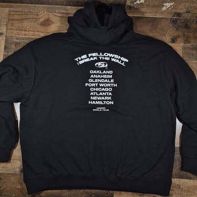 Ateez Break the Wall 2022 Tour Hoodie Mens XL The Fellowship KPOP Sweatshirt 