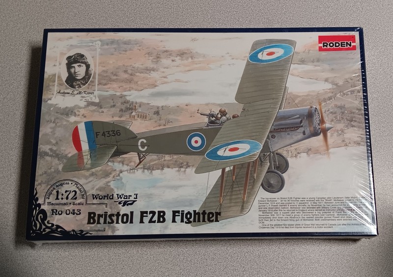 Roden  1/72 Bristol F2B Fighter World War I Airplane Model Kit No. 043