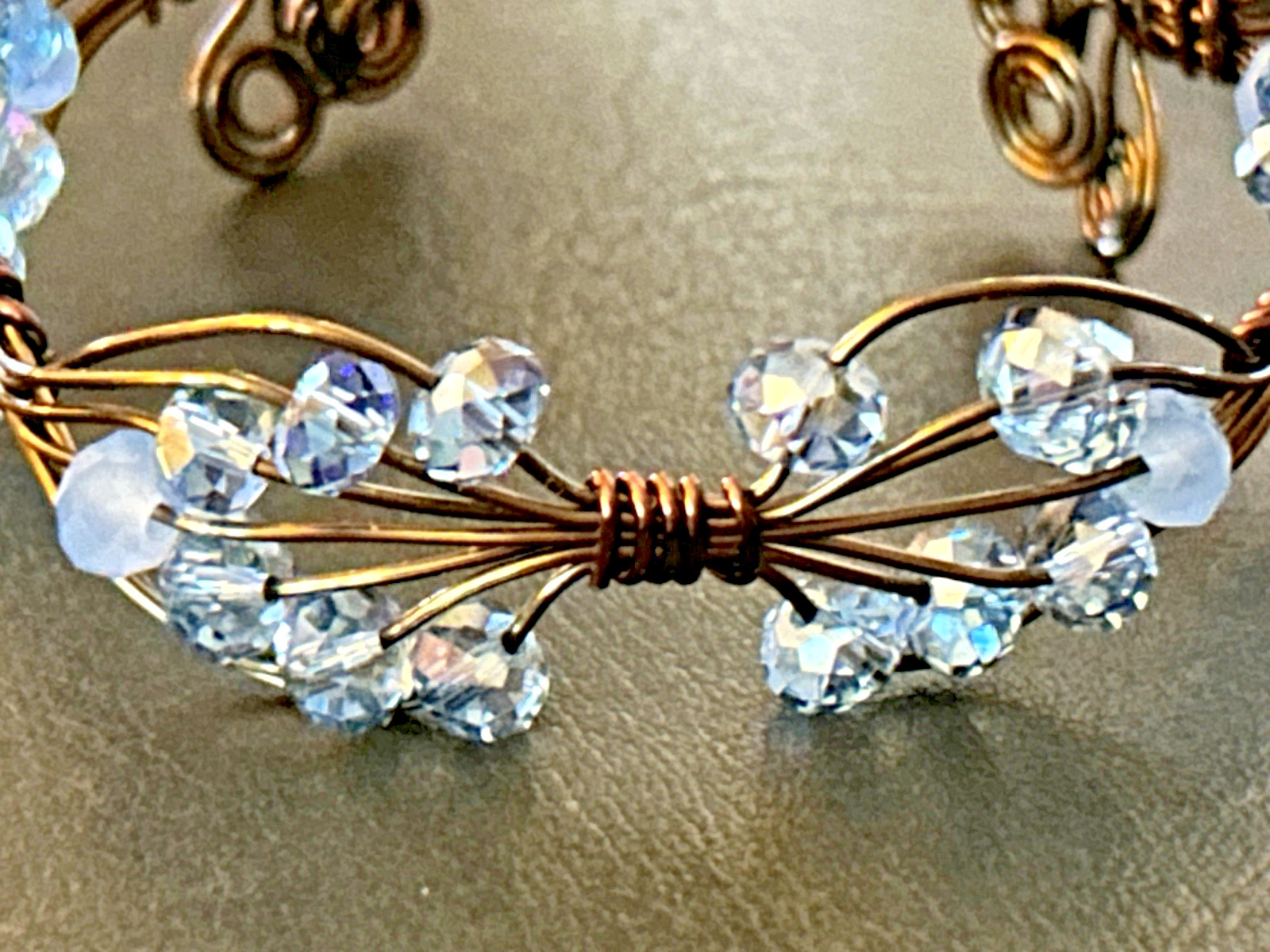 Handmade Copper Wire Adjustable Delicate Cuff Bra… - image 11