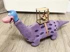 1960s MARX THE FLINSTONES FRED ON DINO LARGE BATTERY OP TOY