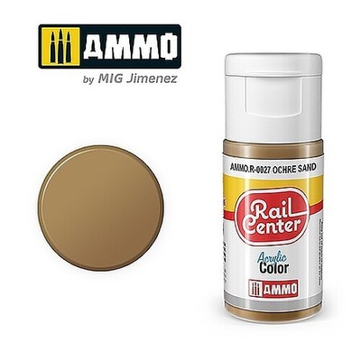 Ammo Rail Center Ochre Sand (17ml bottle) - Hobby and Plastic Model Acrylic
