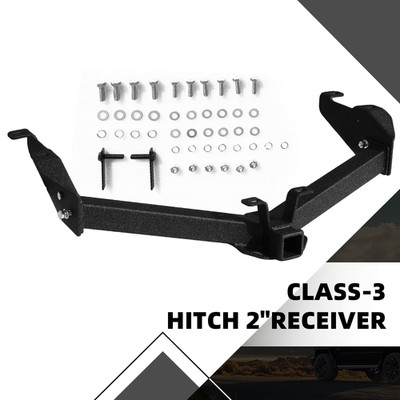 For Silverado/Sierra 1500 1999-2013 Class 3 Trailer Hitch Receiver 2'' - Blk New