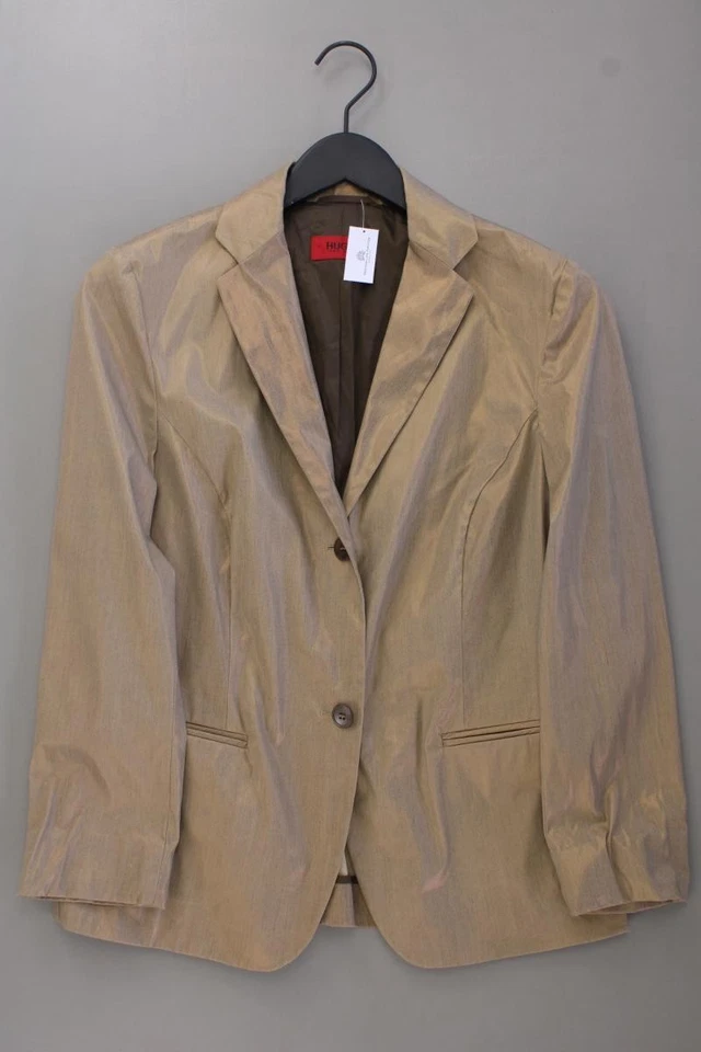 ✨ Hugo Boss Regular Blazer für Damen Gr. 40, M Vintage gold aus Baumwolle ✨ - Bild 1 von 4
