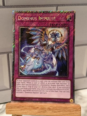 Platinum Secret Rare 1st Edition Dominus Impulse RA05-080 Yu-Gi-Oh! TCG
