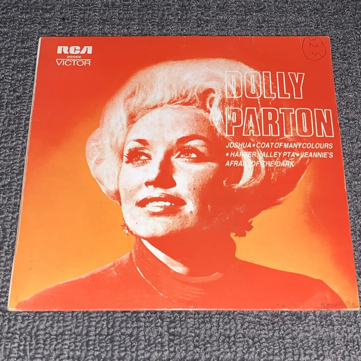 Dolly Parton Joshua Coat Of Many Colours EP 7” Vinyl Record Used Rare