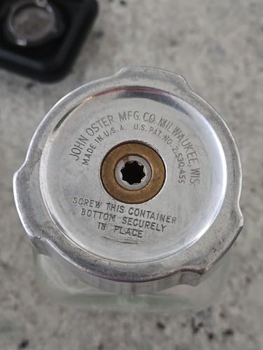 Vintage Osterizer DELUXE Gold Bienenstock Glas Mixer Modell 403 getestet funktioniert - Bild 5 von 14