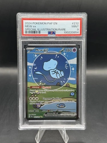 Pokemon Mew ex 232/091 SV: Paldean Fates Special Illustration Rare Holo PSA 9