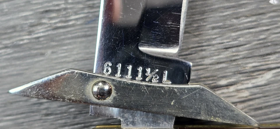 1974 CASE XX 美国 6111 1/2 L CHEETAH 6 点红骨老式口袋刀 — 第 4/4 张图片