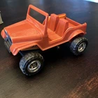Vintage M.A.S.K GATOR JEEP Original 1985 MASK Vehicle Orange