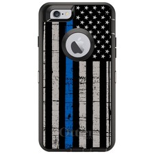 OtterBox Defender for iPhone / Samsung Galaxy - Weathered Thin Blue Line