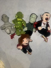 Creature Frankenstein, mummy Dracula 9" Plush Toy 1999 CVS Universal Studios Mon