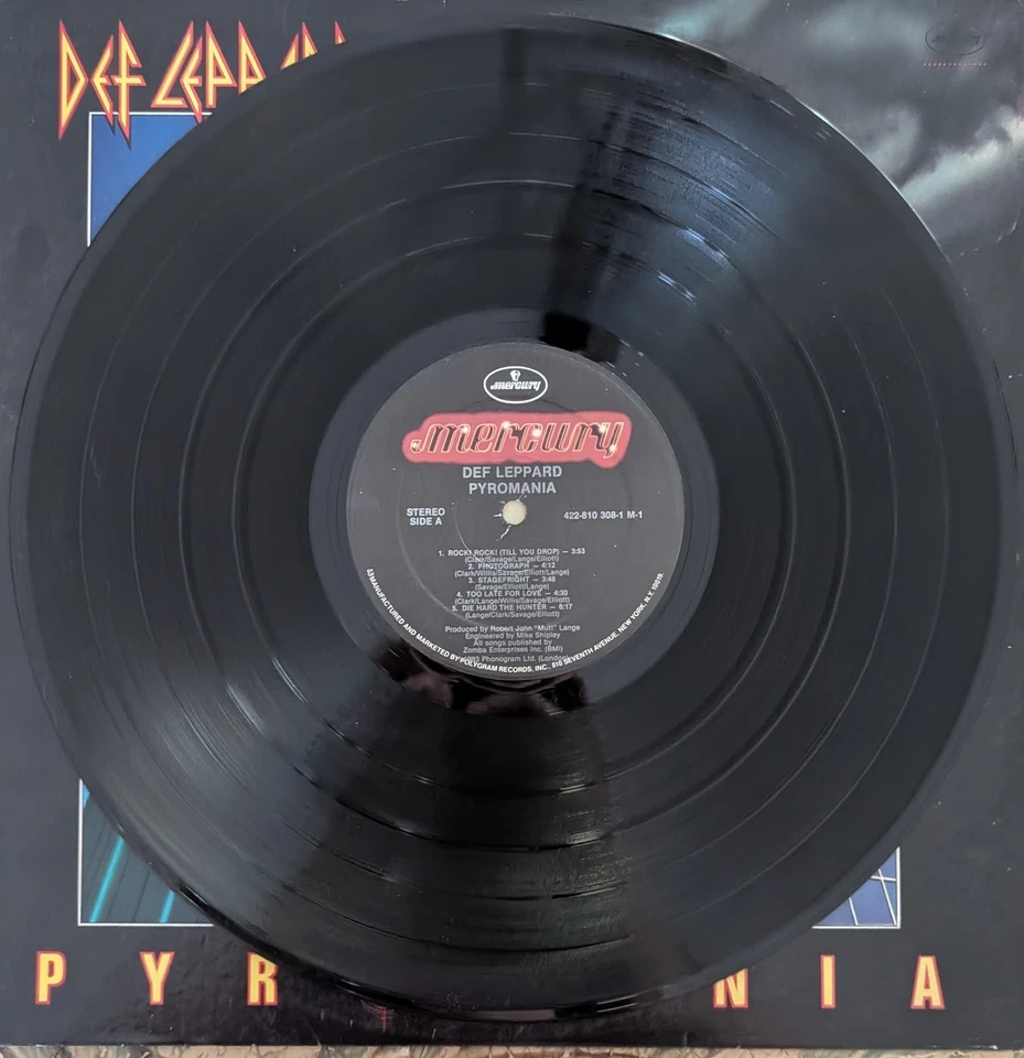 Def Leppard ‎– Pyromania - Mercury Records - 1983 - Vinyl LP - Image 2 of 4