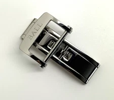 BALL 18mm Stainless Steel Watch Deployment Buckle Clasp Authentic OEM