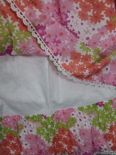 Girls Boden Sift Coral Pink Summer Daisy Sundress Sz 11-12Y Floral Print - Picture 4 of 15