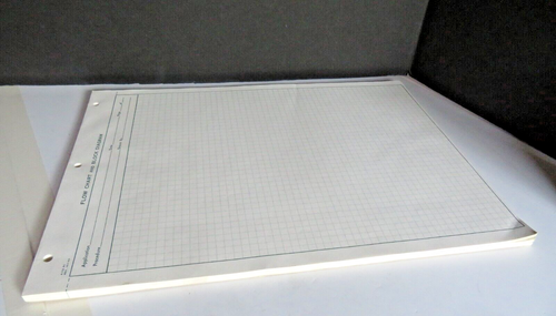1963 VINTAGE Flow Chart & Block *VIDEO* Diagram Graph Paper Pad of 75 #4-112 PC - Picture 9 of 13
