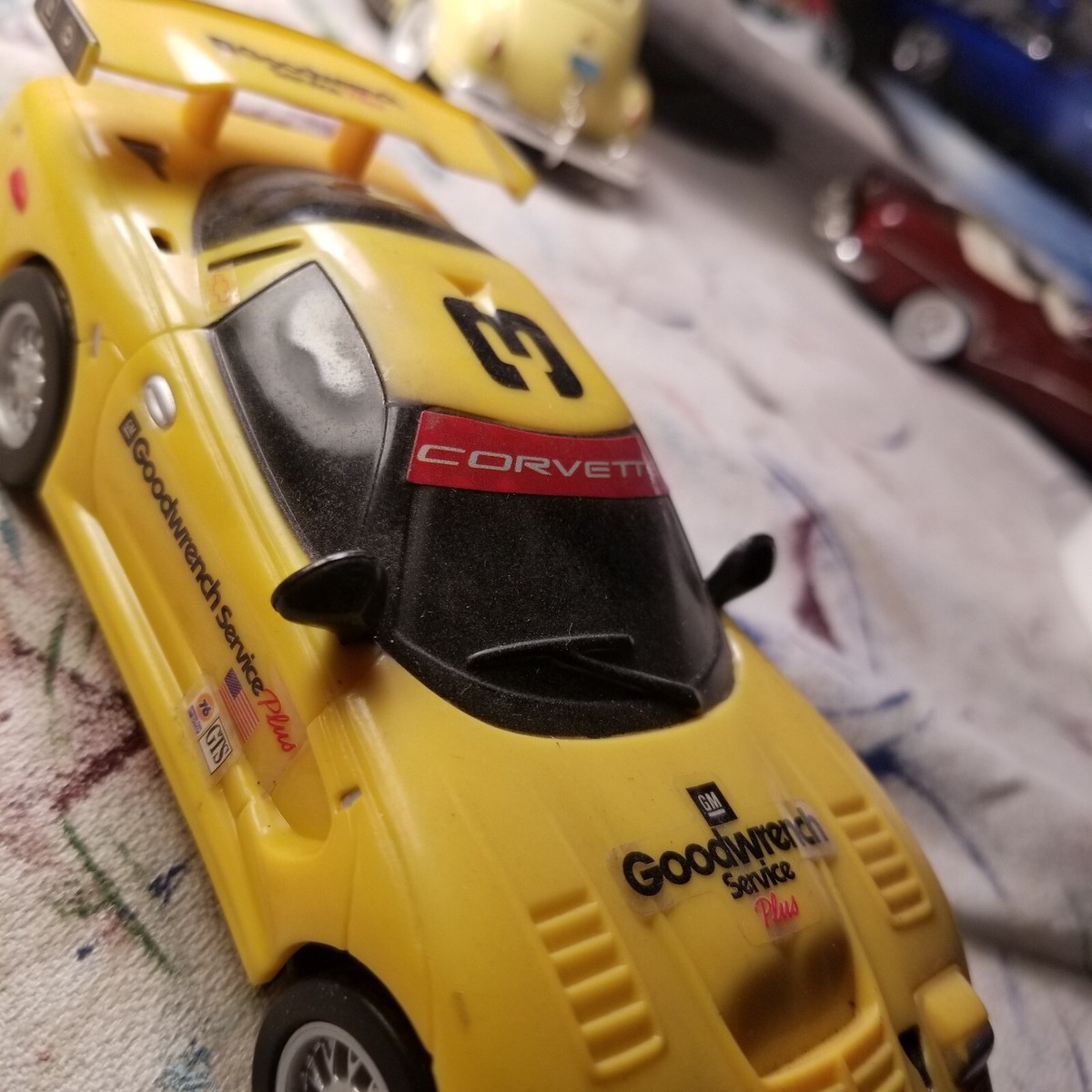Goodwrench Yellow Corvette battery powered | eBay