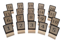 Table Top Numbered Display Boards.