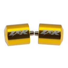 Weight Slider Gold For Kawasaki Ninja Handle Bar End CNC ZX-R Engraved Stop