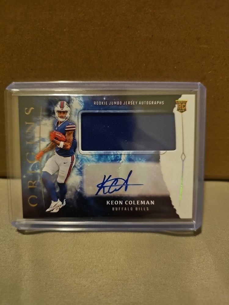 2024 Panini Origins KEON COLEMAN SP RPA Rookie Jumbo Jersey Auto #RJA-KCO Bills