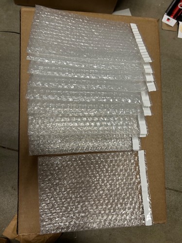 Bubble Out Bags Protective Wrap Pouches 4” x 7” Quantity 200