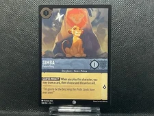 Disney Lorcana (TFC) Simba - Future King #188/204 Common  Steel  FOIL