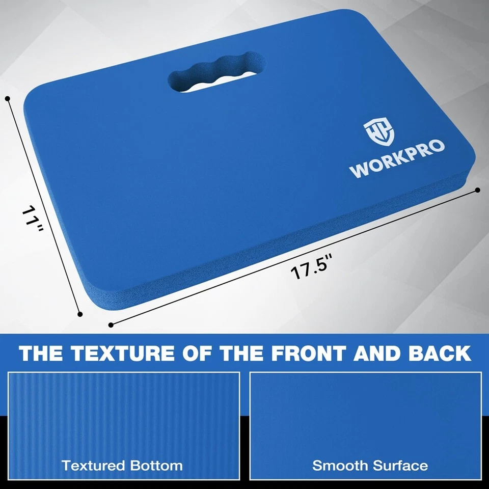 WORKPRO 2PC Extra Thick Large Kneeling Pad Soft Foam Cushioning Foam Kneeler Mat - Image 4 of 4