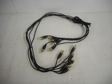 Lot of 6 Yellow Tipped Network Cables 38" Male - Male