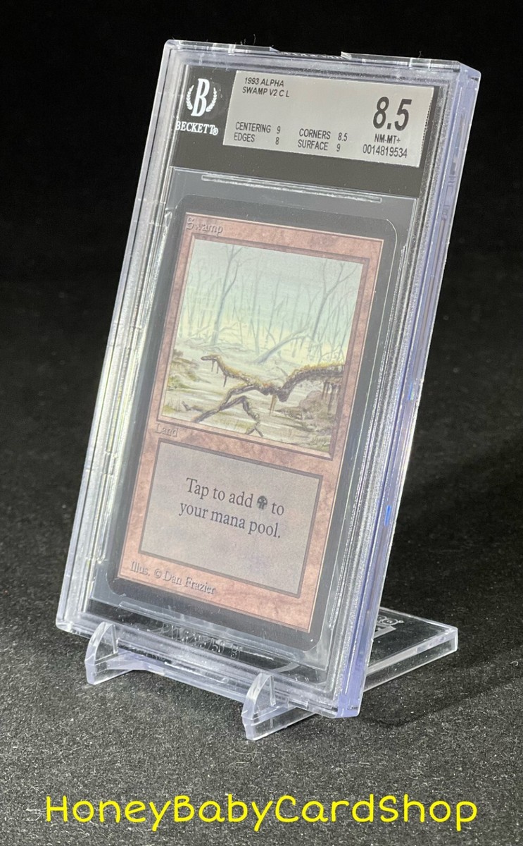 MTG Limited Edition Alpha 1993 Swamp (A) BGS 8.5 NM/MT+ Old School