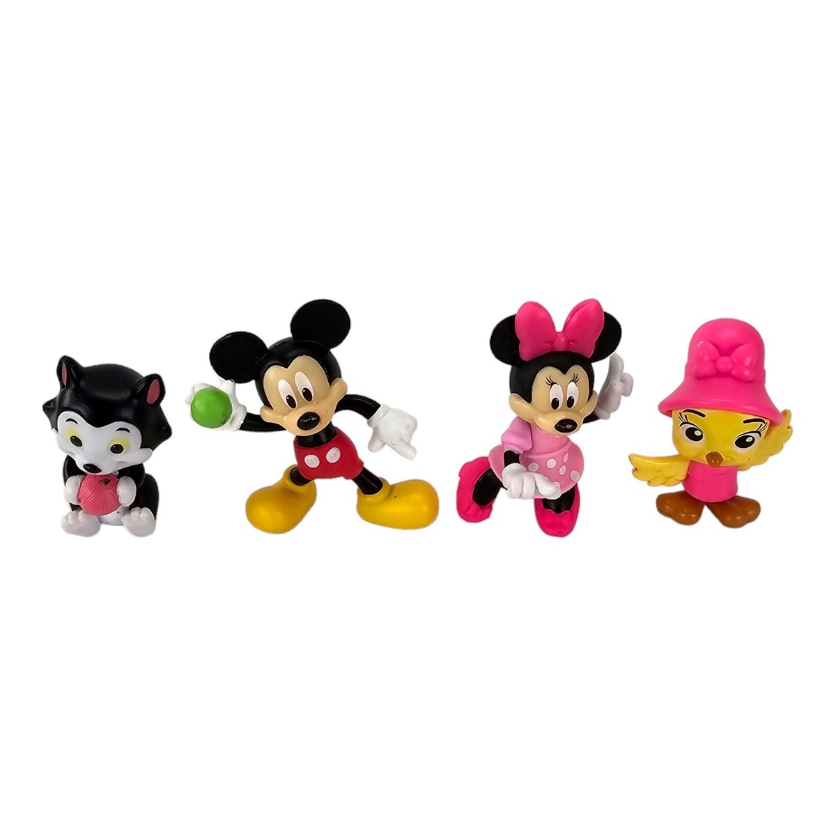 Disney Mickey Mouse and Friends Figure Minnie Mickey Figaro Just