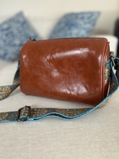 Genuine leather crossbody bag