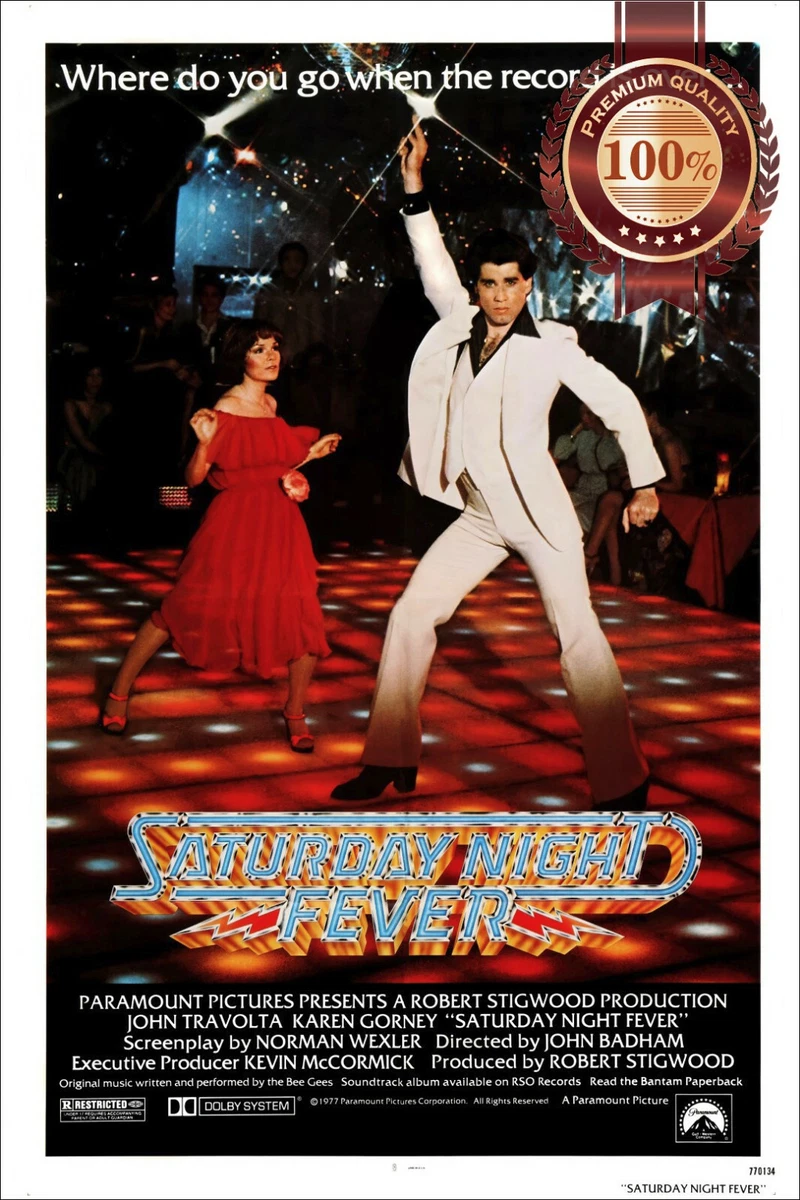 SATURDAY NIGHT FEVER 70s OFFICIAL ORIGINAL CINEMA MOVIE PRINT
