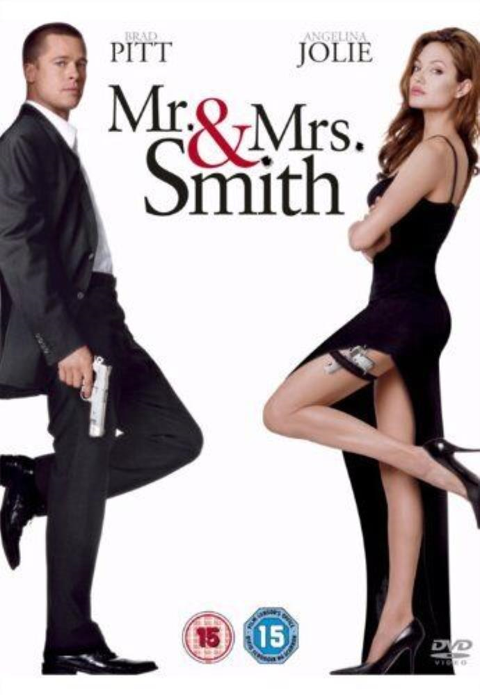 Mr and Mrs Smith DVD (2005) FREE SHIPPING