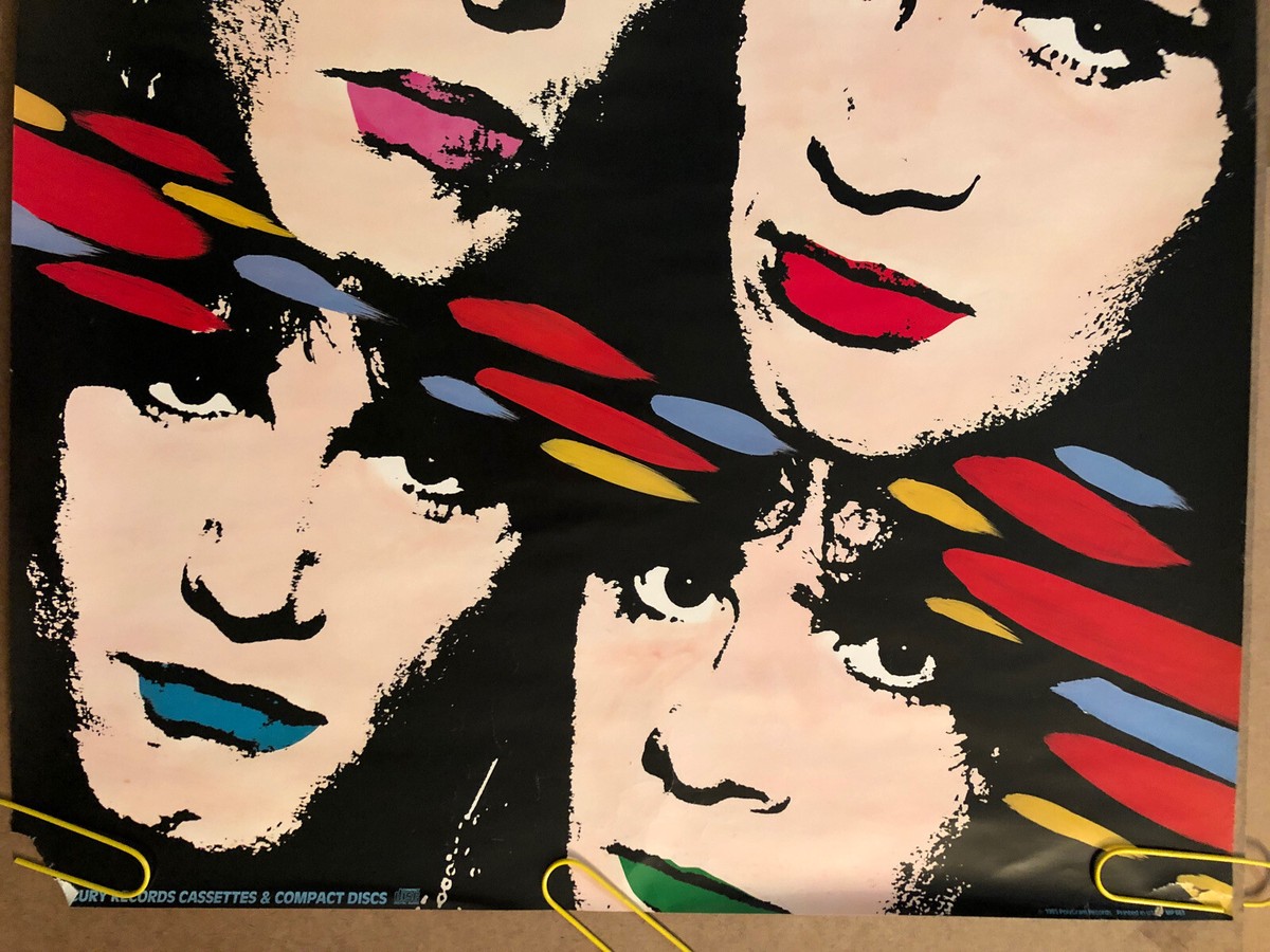 Original Vintage Poster KISS Asylum K.I.S.S. 1980s rock music