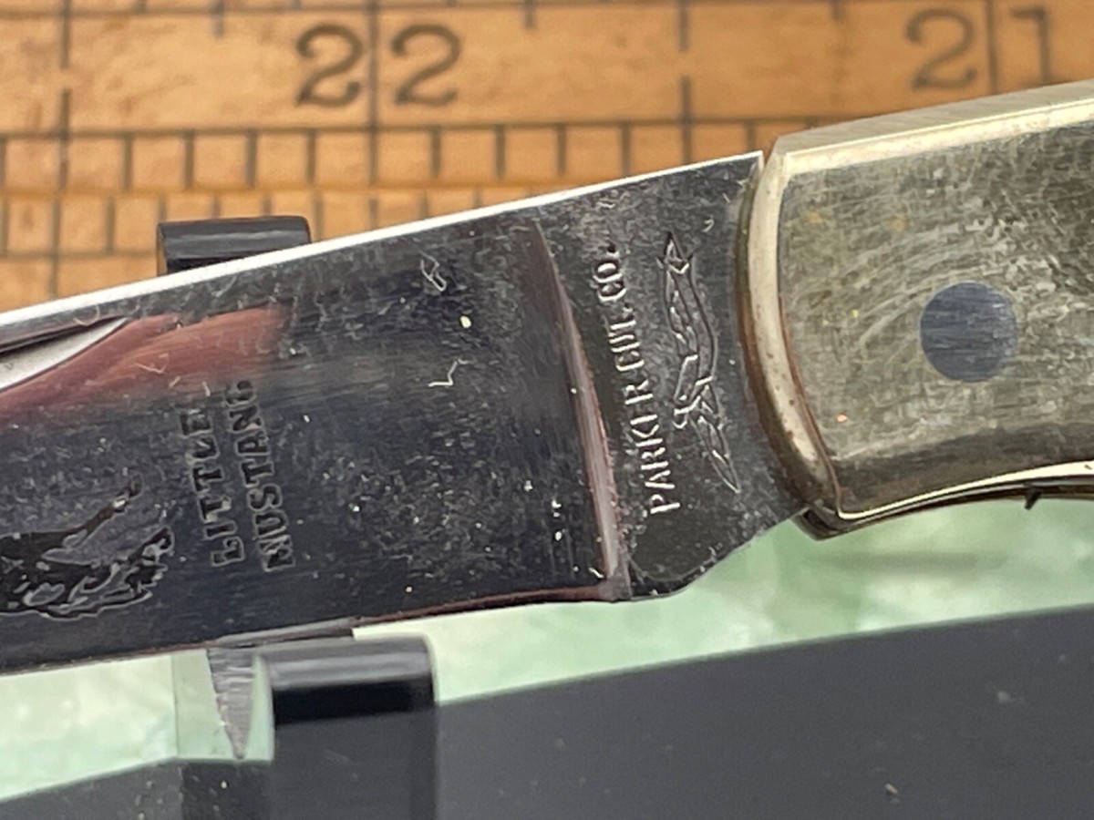 Madison Parkeさん専用 Vintage Parker Cutlery Little Mustang Single Lock blade Made