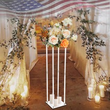 Acrylic Clear Flower Stand 39" Tall Column Vase Centerpieces Wedding Decoration