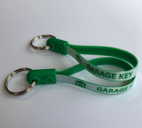 Loop Keyrings - Home Pack of 10 Loops - Front Door, Back Door, Garage Key, Spare - Picture 4 of 6
