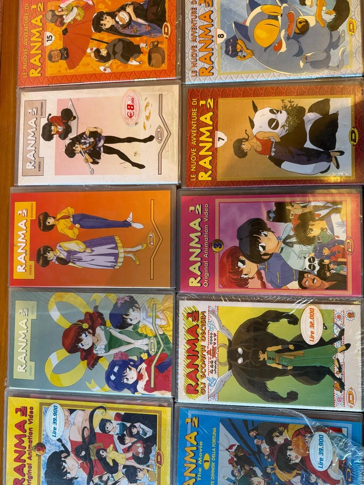  Lotto VHS Anime Vintage – Ranma ½, Orange Road, City Hunter – Sigillate, Ottime - Immagine 2 di 4
