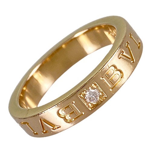 BVLGARI Bulgari Bulgari Double logo Yellow gold diamond Ring
