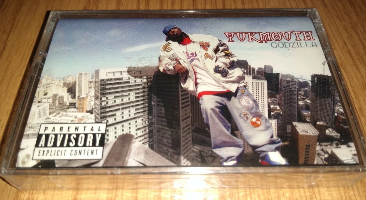 YUKMOUTH Godzilla SEALED Rap-A-Lot Records G-Funk Tape Dru Down Luniz Z-Ro  UGK