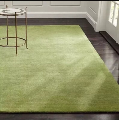 New Baxter Lemon Green Modern Design Handmade Area Rug  100%Wool Home Decor Rugs