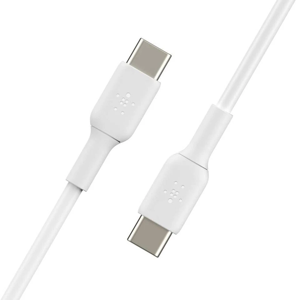 USB C to USB C fast charger cable, USB type C charger cable 2pack, 1metre Cable - Image 3 of 4