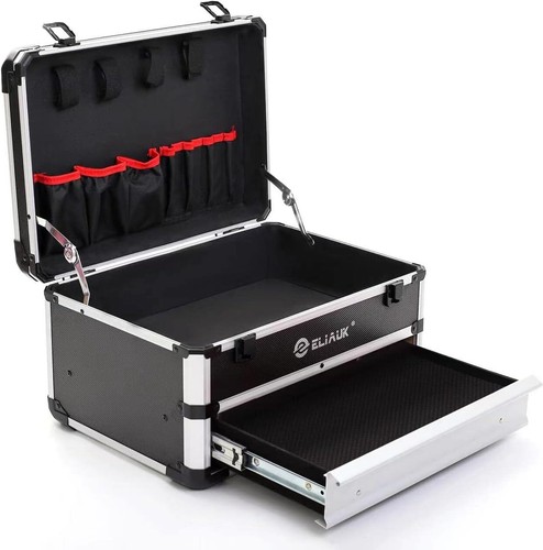 Tool Box Portable Tool Box with drawer Tool Storage Box Organizer Garage HOT - Picture 3 of 7