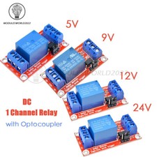 DC 5V/9V/12V/24V 1 Channel Optocoupler Relay Module Support High and Low Trigger