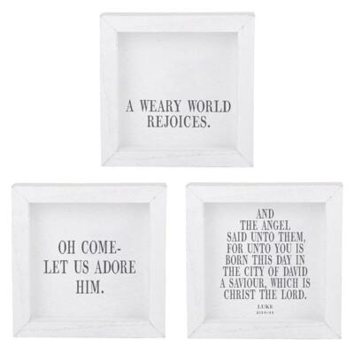 Pack Smart Face to Face Holiday Petite Word Board Size 6in W x 6in H x 1.5in D