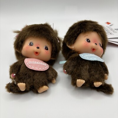 Sekiguchi Bebichhichi Big Face Plush Boy Girl Pair Set of 2 SS
