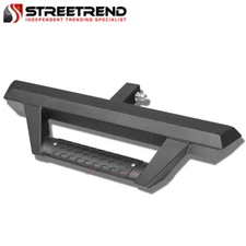 Matte Black Steel Rear Hitch Dropping Drop Step Bar Guard 2" Trailer Receiver S3