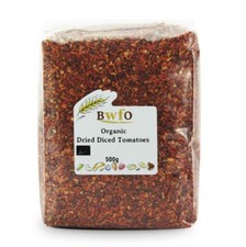 Organic Dried Diced Tomatoes 500g | BWFO | Free UK Mainland P&P 21.04 per kilo